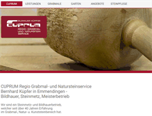 Tablet Screenshot of cuprum-emmendingen.de